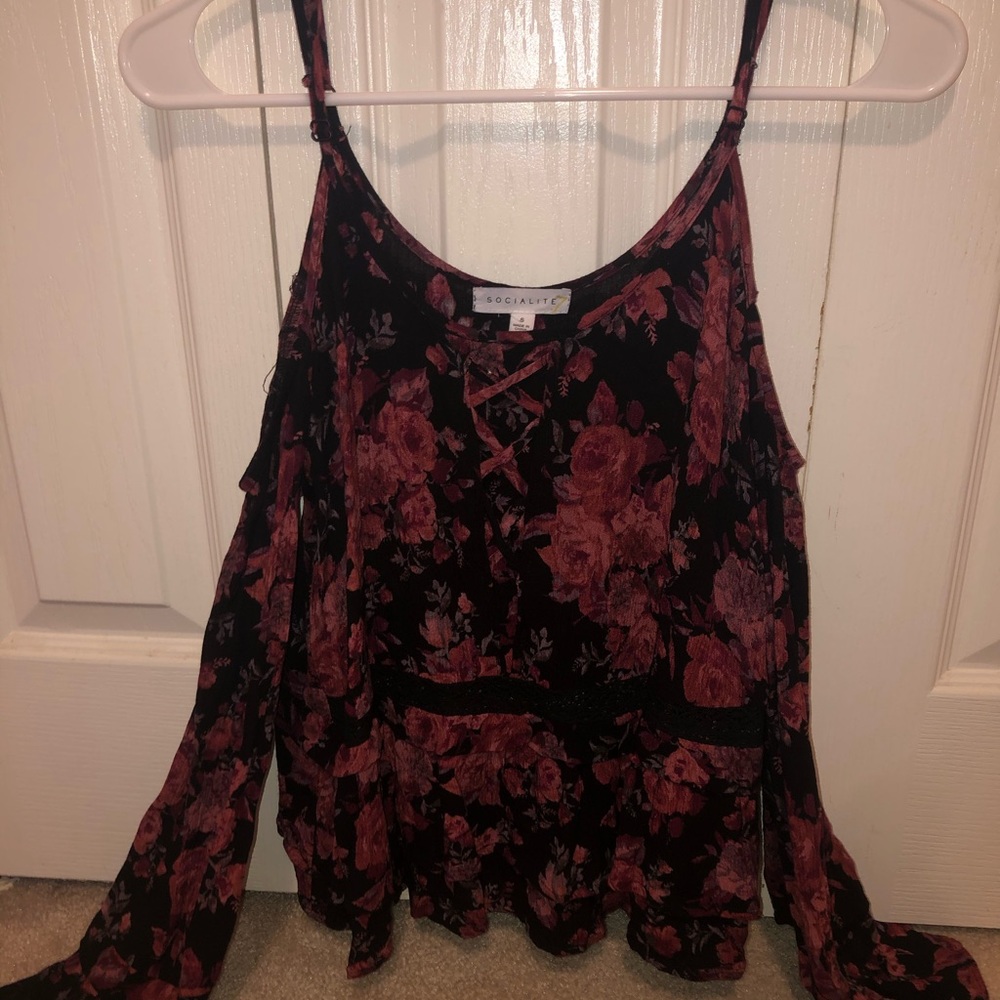 Socialite Flower Blouse